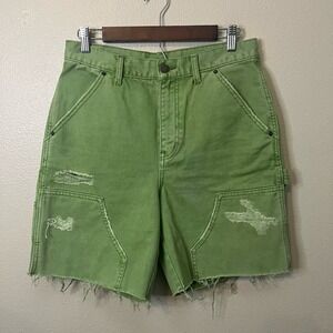 BDG Green Jean Shorts